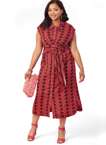 Cartamodello McCalls M8209KK - Abiti E Tute Donna Taglie Forti (26W-32W)
