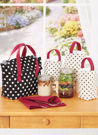 McCalls 8297 Lunch Bag, Jar Sacks and Napkin sewing pattern from Jaycotts Sewing Supplies