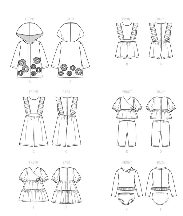 McCall's sewing pattern 8309 18 inch Doll Clothes from Jaycotts Sewing Supplies