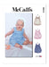 McCall's sewing pattern 8315 Babies' Rompers from Jaycotts Sewing Supplies