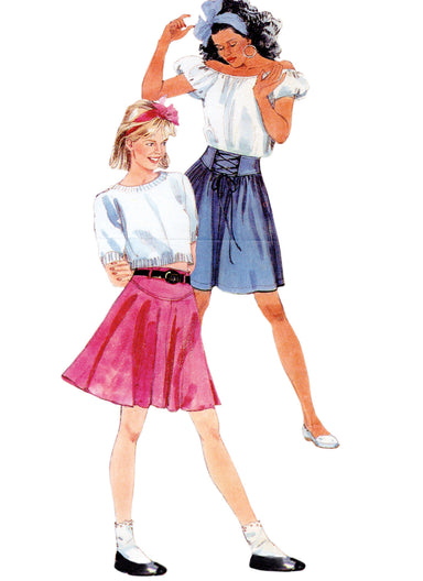 McCall's 8319 sewing pattern 80's Skirts from Jaycotts Sewing Supplies