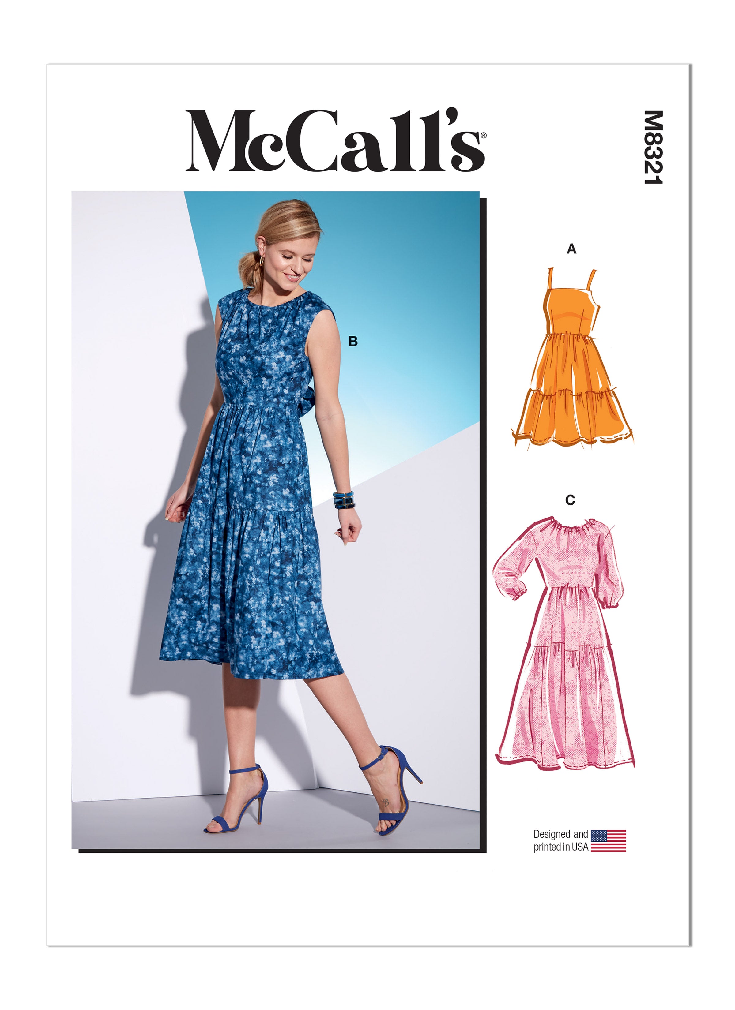 McCall's sewing pattern 8321 Dresses from Jaycotts Sewing Supplies