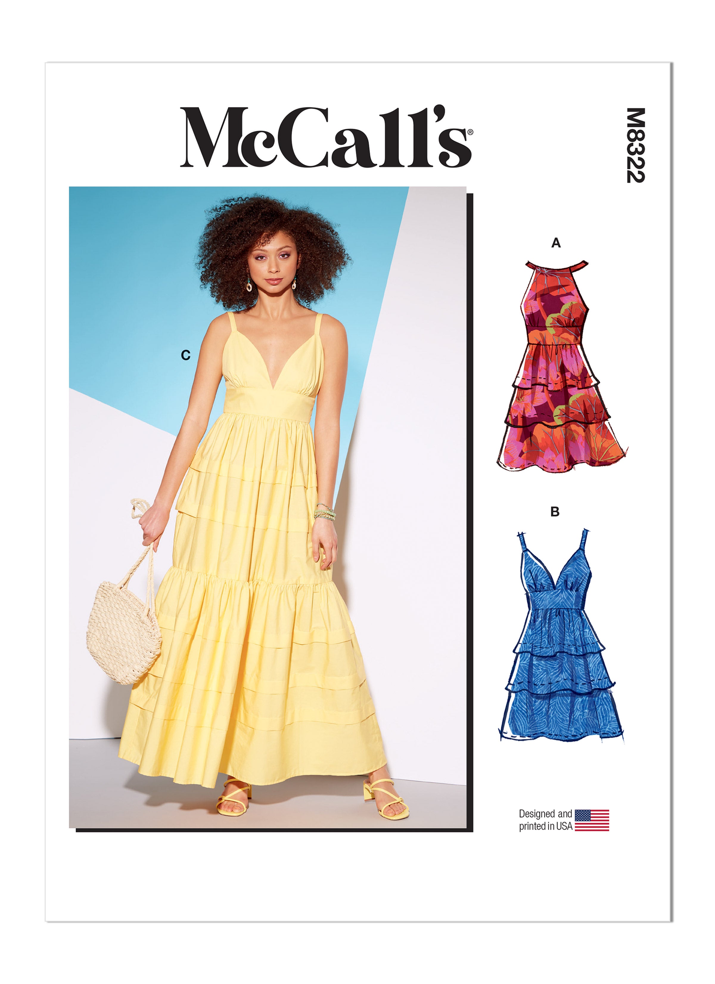McCall's sewing pattern 8322 Dresses from Jaycotts Sewing Supplies