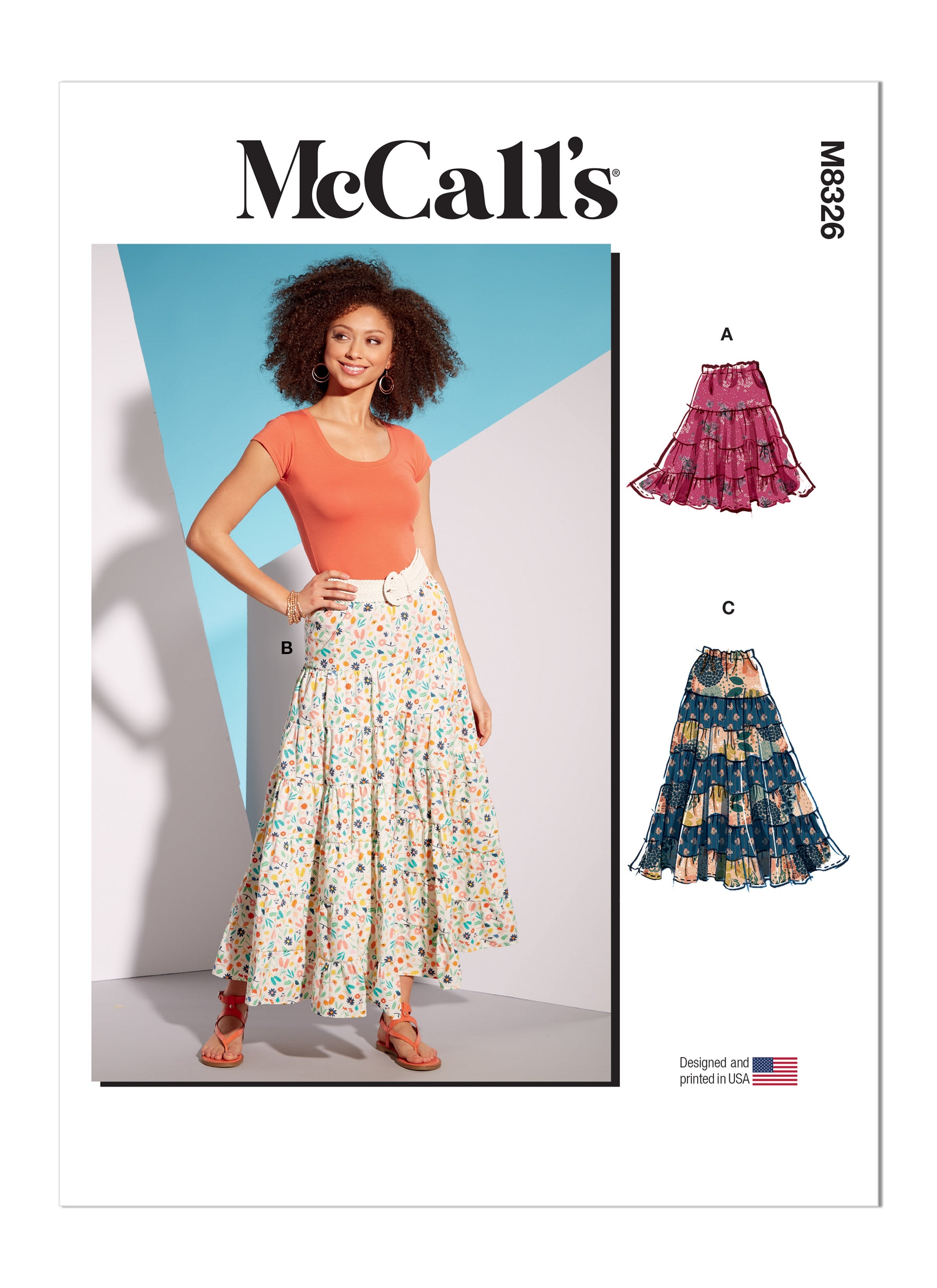 McCall's sewing pattern 8326 Skirts from Jaycotts Sewing Supplies