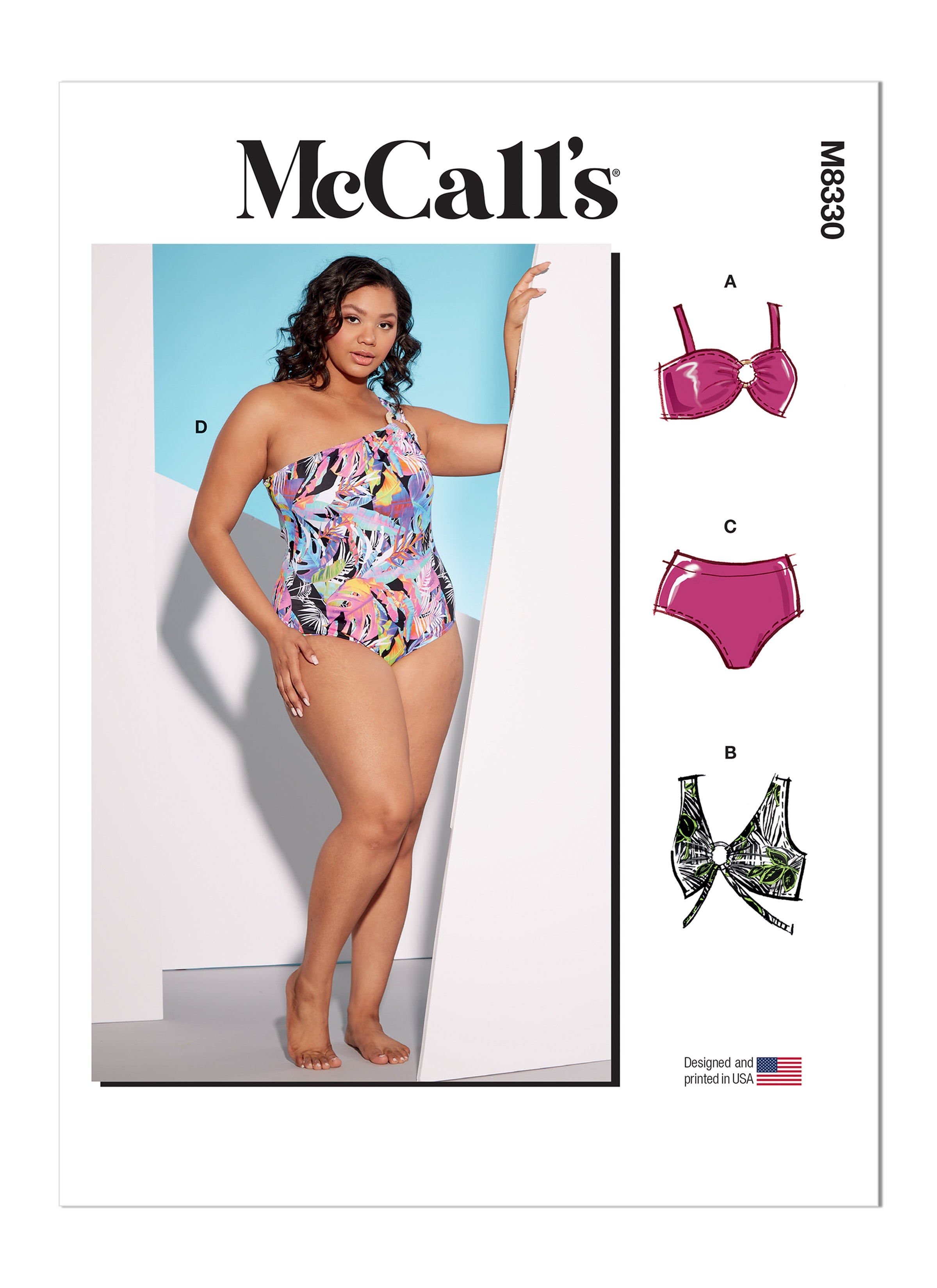 McCall's sewing pattern 8330 Women's Swimsuits from Jaycotts Sewing Supplies
