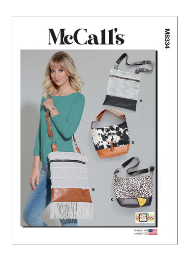 McCall's Sewing Pattern M8334 Bags by Tiny Seamstress Designs from Jaycotts Sewing Supplies