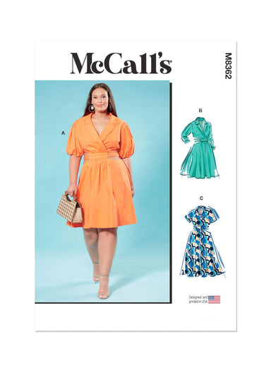 McCall's Sewing Pattern 8362 Women's Dress from Jaycotts Sewing Supplies