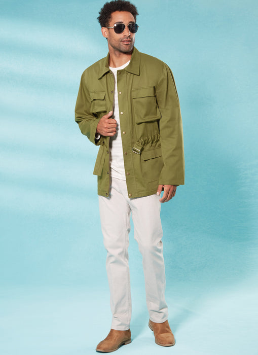 McCall's Sewing Pattern 8371 Men's Jacket in Two Lengths from Jaycotts Sewing Supplies