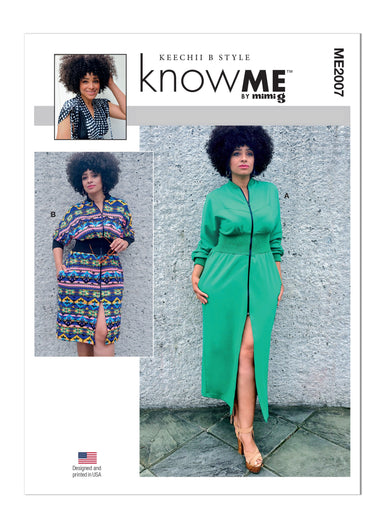Know Me sewing pattern 2007 Misses' Knit Dresses by Keechii B Style from Jaycotts Sewing Supplies