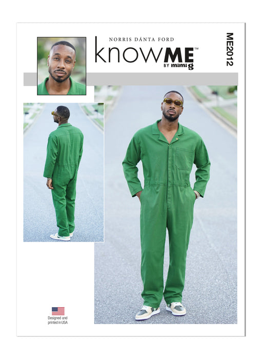 Know Me sewing pattern 2012 Men's Jumpsuit by Norris Dánta Ford from Jaycotts Sewing Supplies