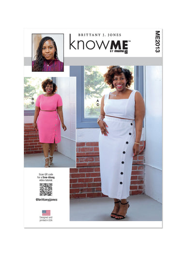 Know Me pattern 2013 Misses' and Women's Knit Tops and Skirts by Brittany J. Jones from Jaycotts Sewing Supplies