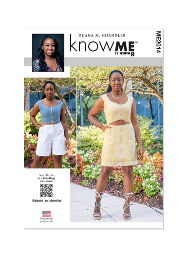 Know Me pattern 2014 Misses' Dress, Tops and Shorts by Duana M. from Jaycotts Sewing Supplies