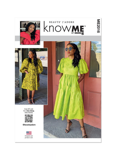 Know Me pattern 2016 Misses' Dress by Beaute' J'adore from Jaycotts Sewing Supplies