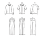 Know Me pattern 2018 Men's Shirt and Pants by Julian Creates from Jaycotts Sewing Supplies