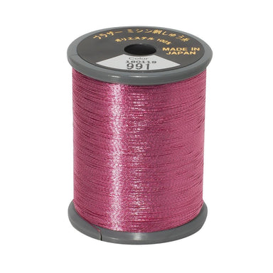 Brother Metallic Embroidery Thread Dark Pink  991 from Jaycotts Sewing Supplies