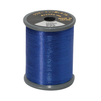 Brother Metallic Embroidery Thread Blue  995 from Jaycotts Sewing Supplies