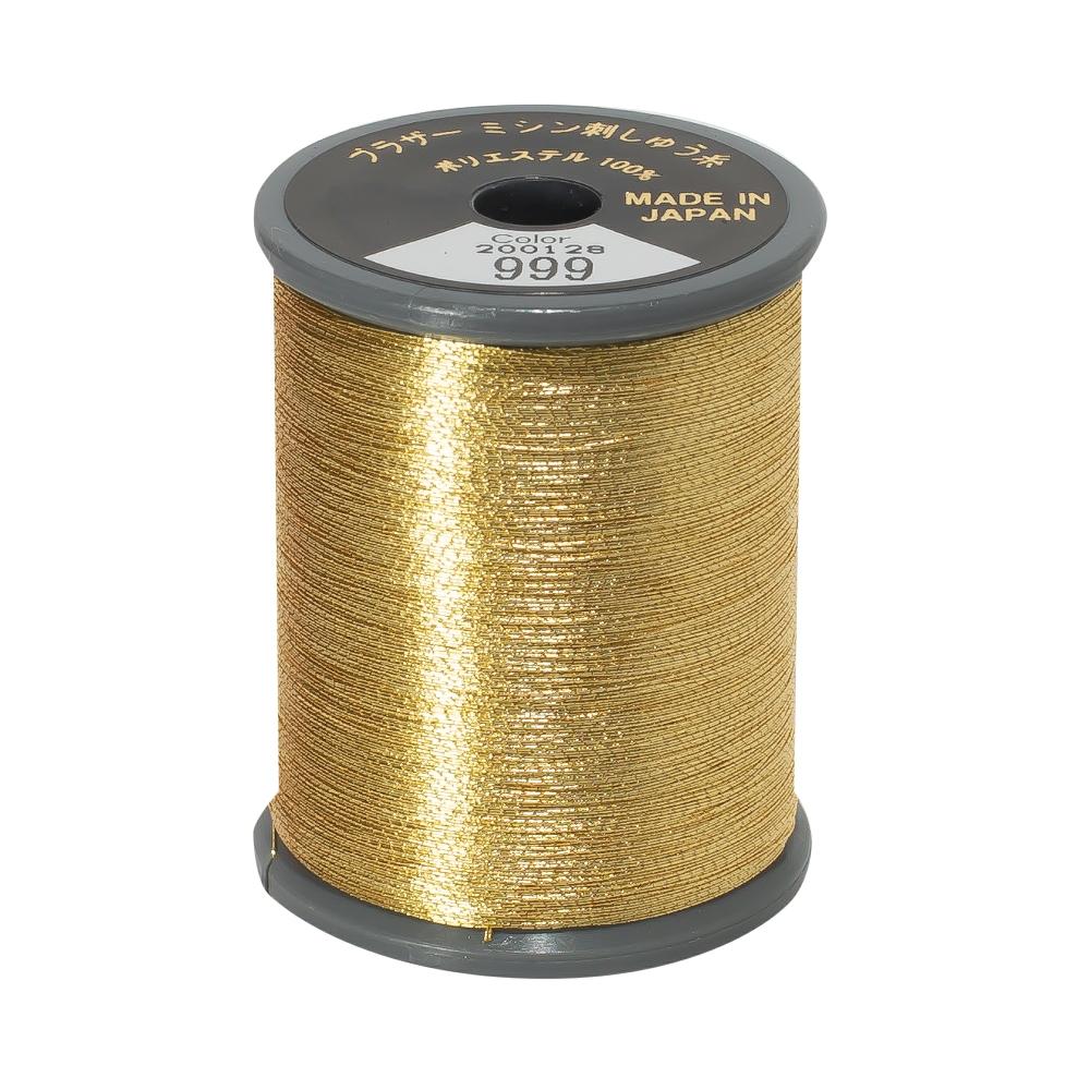 Brother Embroidery Thread 999 Gold from Jaycotts Sewing Supplies