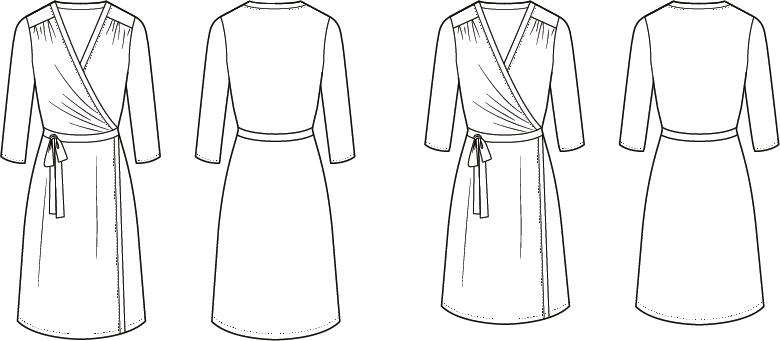 Sew Over It Meredith Wrap Dress Pattern from Jaycotts Sewing Supplies