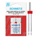 Schmetz Twin Needle for metallic threads from Jaycotts Sewing Supplies