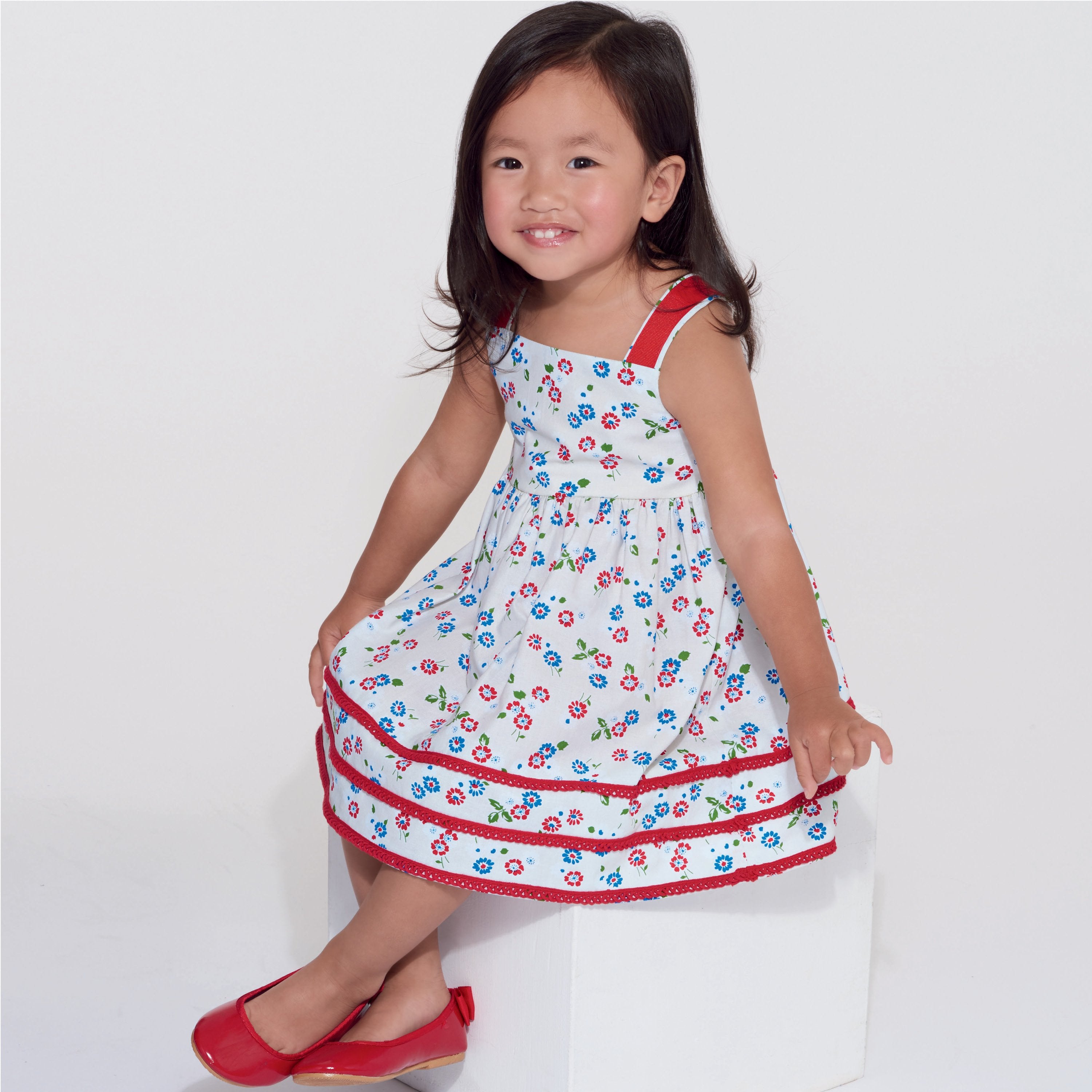 New Look Sewing Pattern 6610 Toddlers' Dress from Jaycotts Sewing Supplies