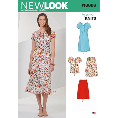 New Look Sewing Pattern 6626 from Jaycotts Sewing Supplies