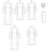 New Look Sewing Pattern 6632 Knit Empire Dresses from Jaycotts Sewing Supplies