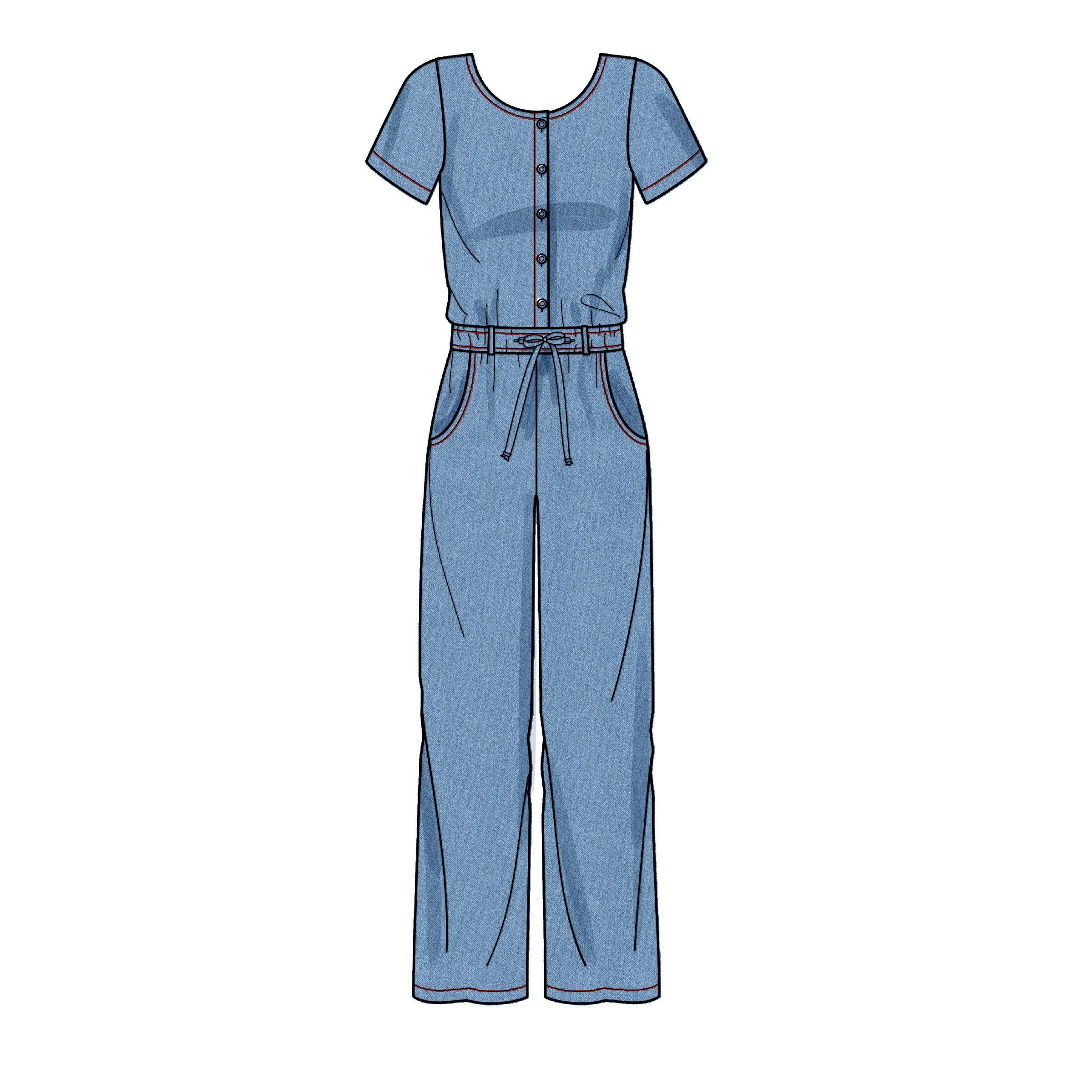 New Look Sewing Pattern 6661  Relaxed Fit Jumpsuit from Jaycotts Sewing Supplies
