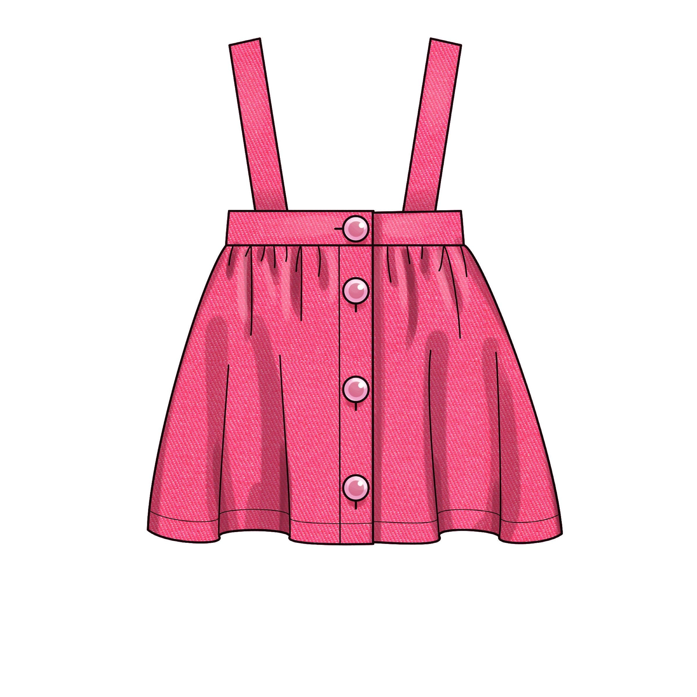 New Look Sewing Pattern 6664 Toddlers' and Children's Skirts from Jaycotts Sewing Supplies
