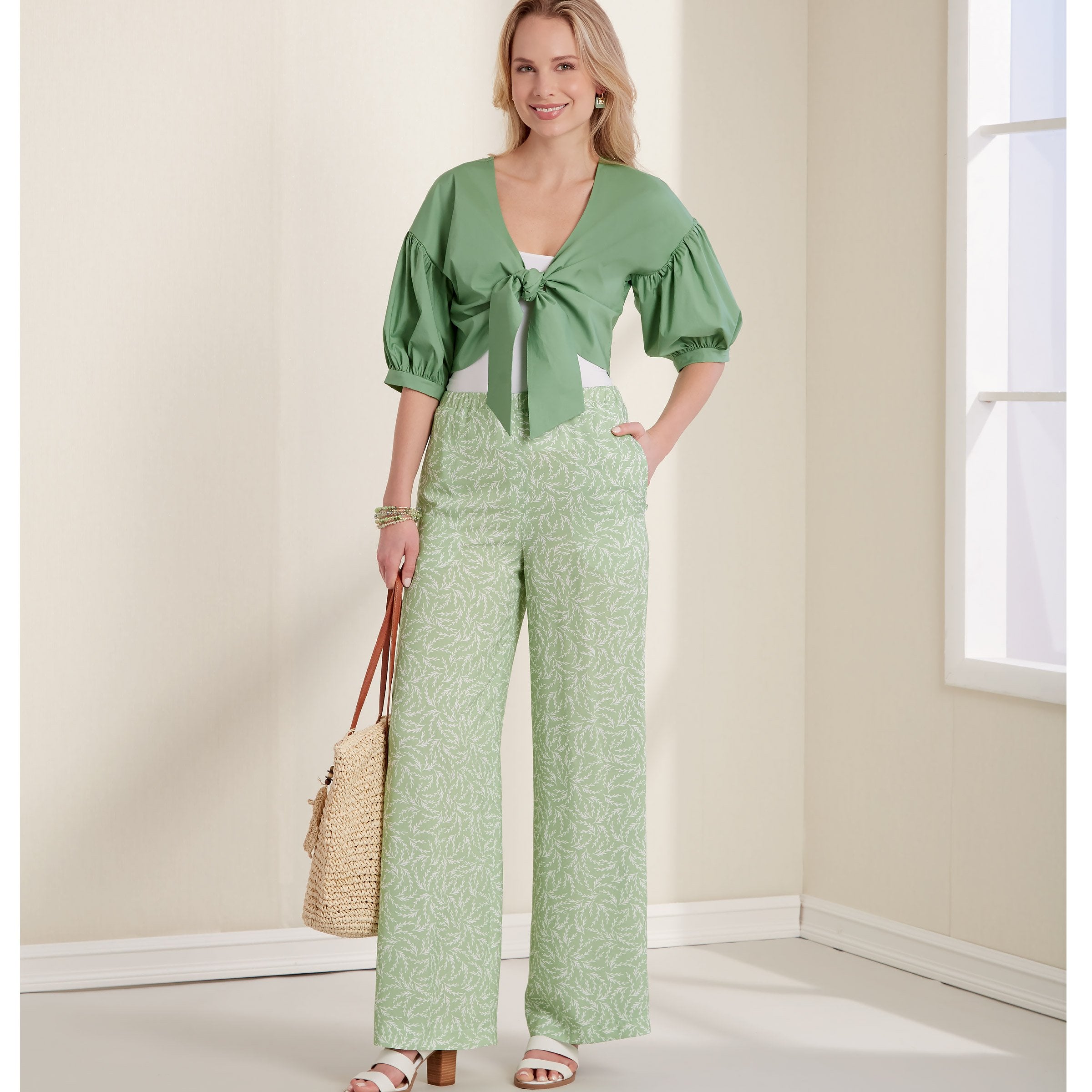 New Look Sewing Pattern 6677 Misses' Cropped Jacket and Trousers from Jaycotts Sewing Supplies