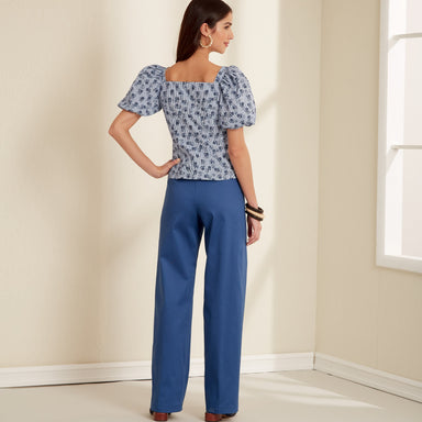 New Look Sewing Pattern 6678 Misses' Top and Trousers from Jaycotts Sewing Supplies