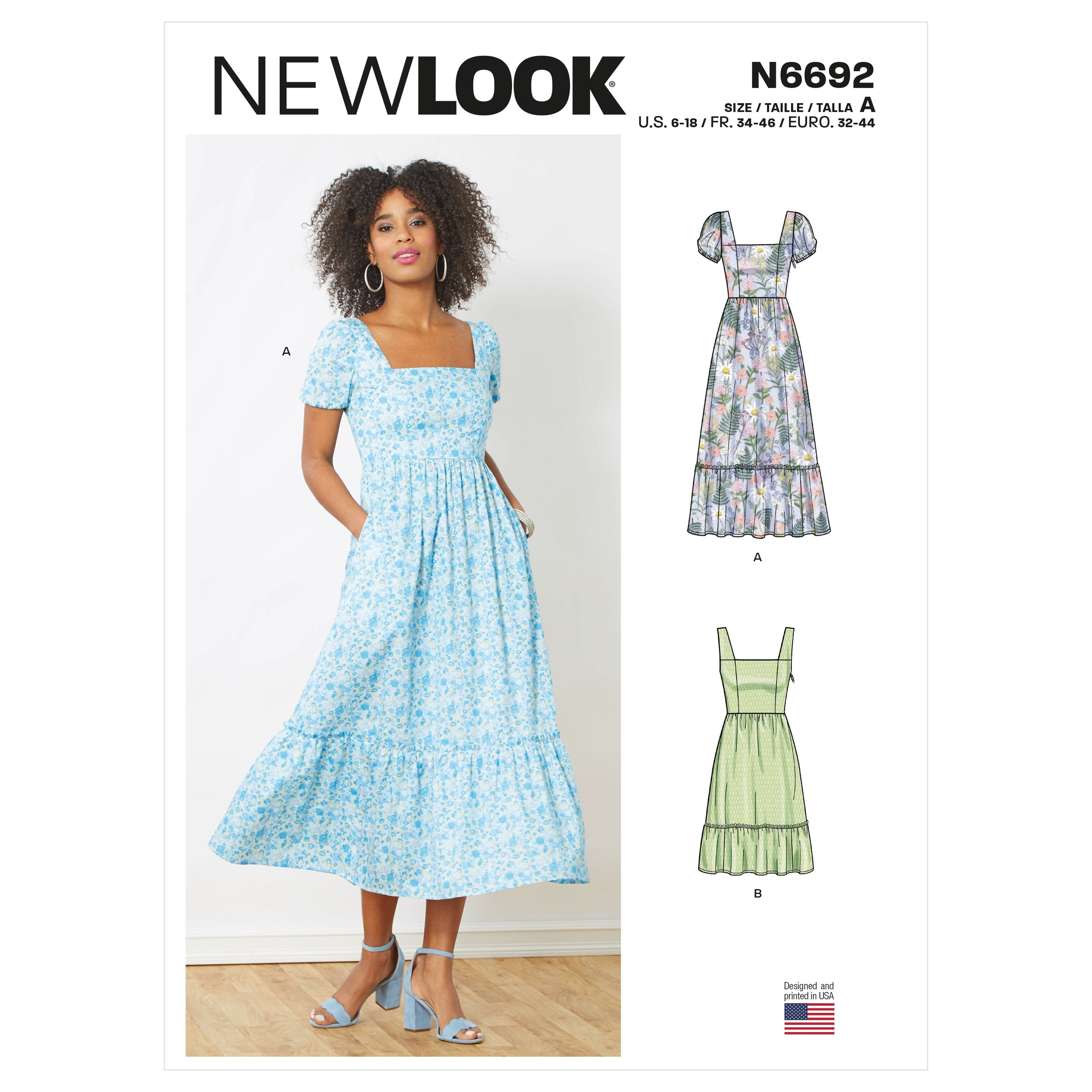 New Look Sewing Pattern 6692 Dresses from Jaycotts Sewing Supplies