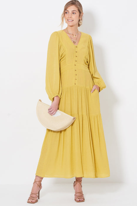 Newlook yellow dress best sale