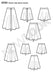 NL6346 Misses' Skirts in Three Lengths | Easy from Jaycotts Sewing Supplies