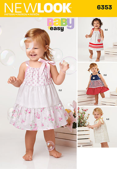 NL6353 Babies' Dresses & Panties | Easy from Jaycotts Sewing Supplies