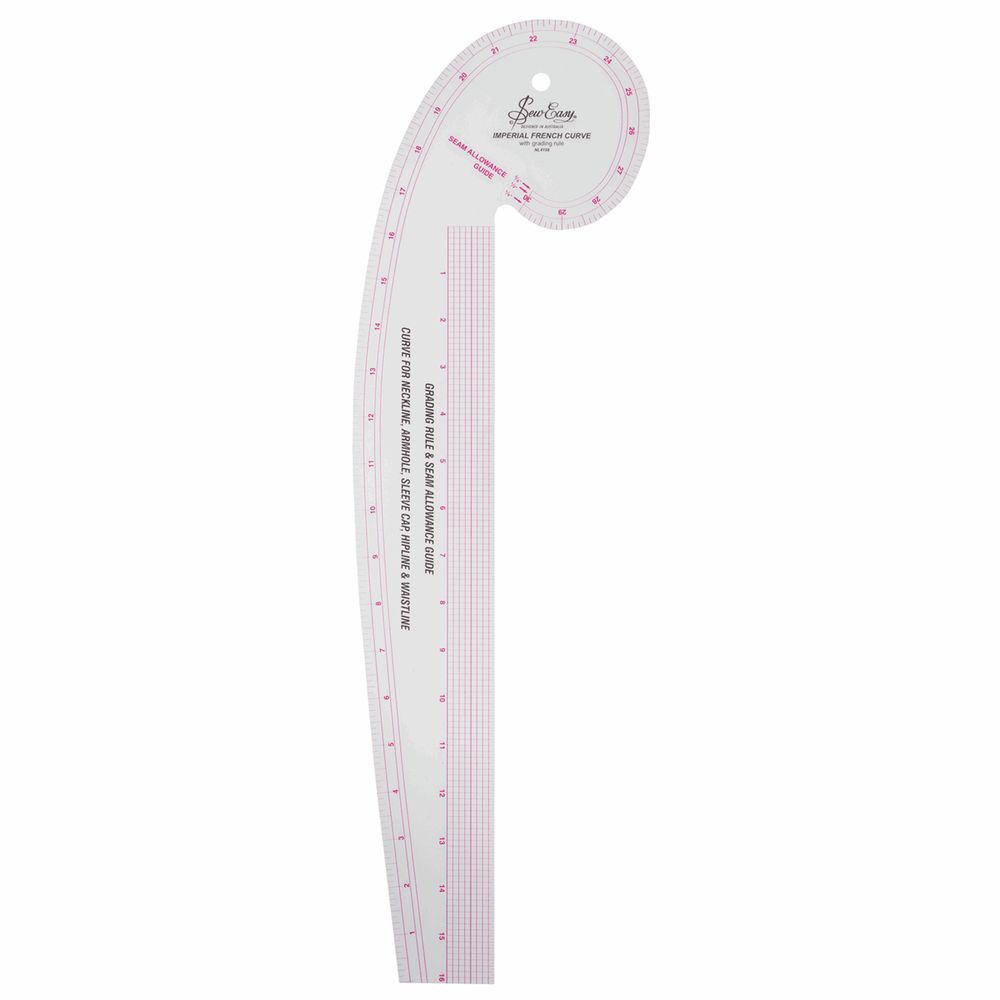 French Curve with grading rule from Jaycotts Sewing Supplies