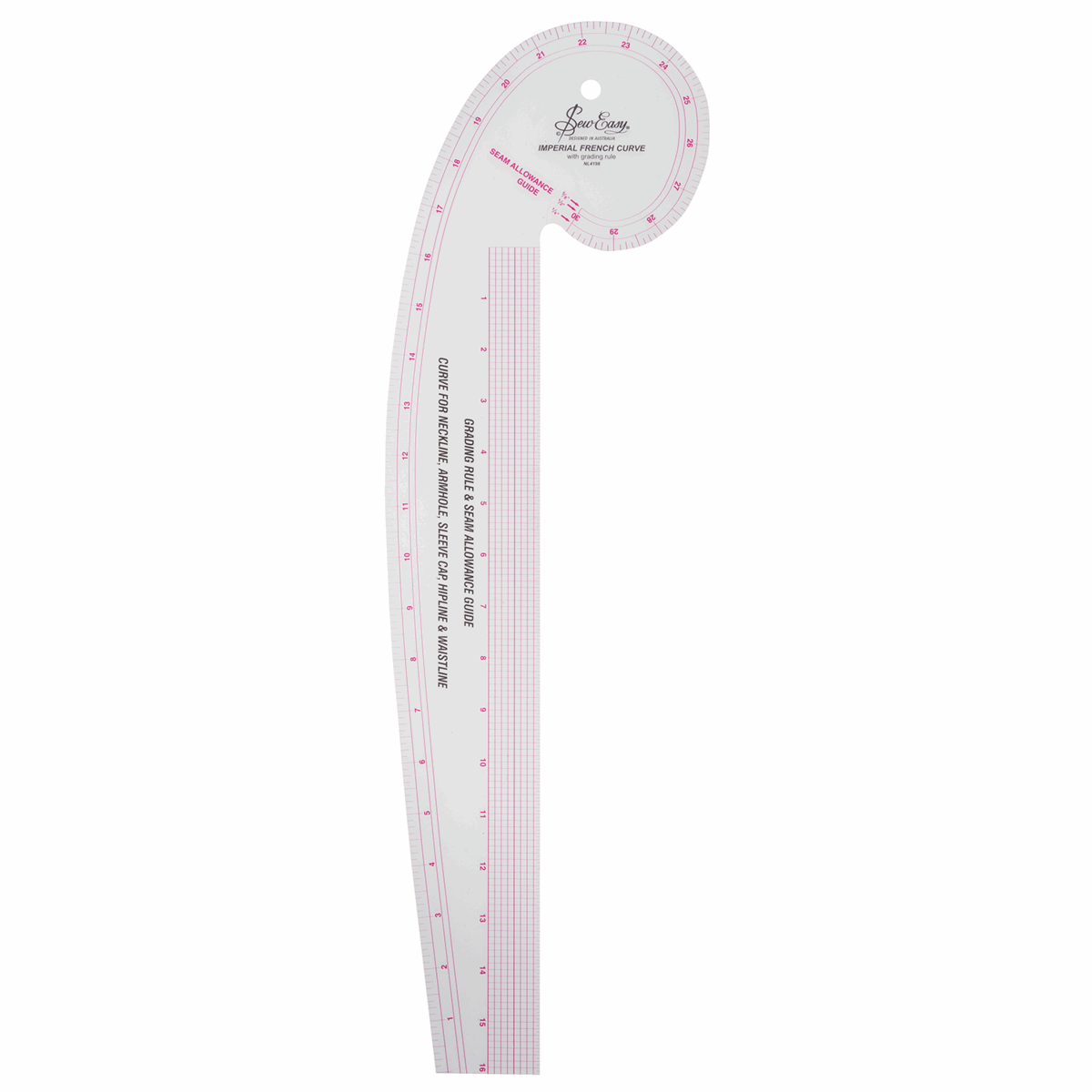 SANON Sew French Curve Metric Ruler,7pcs Sewing Rulers Curves