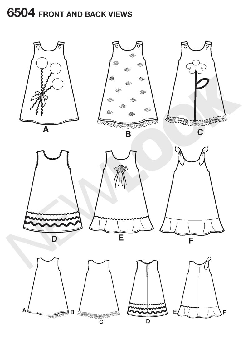NL6504 Child Dress | Easy from Jaycotts Sewing Supplies