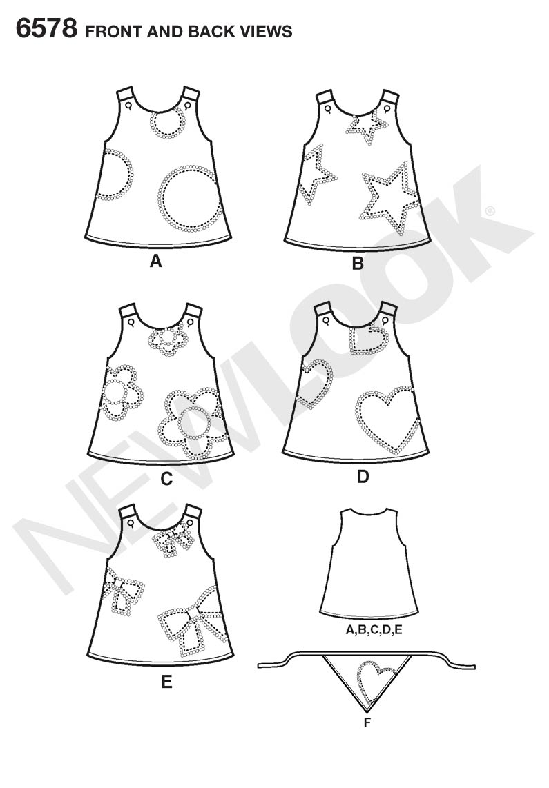 NL6578 Toddler Dress | Easy from Jaycotts Sewing Supplies