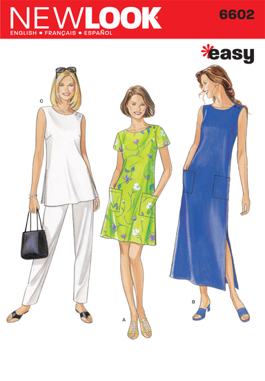 NL6602 Misses Dress Pattern | Easy from Jaycotts Sewing Supplies