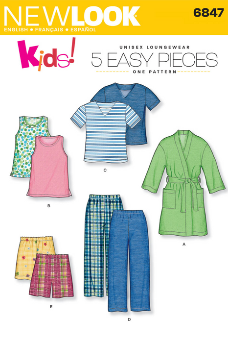 NL6847 Children's Sleepwear | Easy from Jaycotts Sewing Supplies