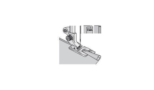 Husqvarna Viking Narrow Hem Foot 2mm from Jaycotts Sewing Supplies