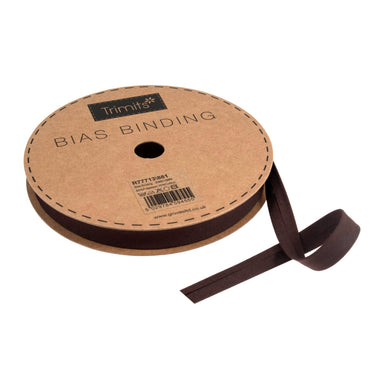 Rich Chocolate Bias Binding | Narrow from Jaycotts Sewing Supplies