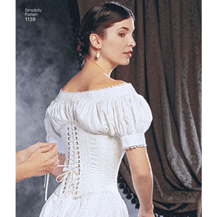 Simplicity Pattern 1139 Misses' Civil War Undergarments from Jaycotts Sewing Supplies