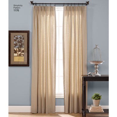 Simplicity Pattern 1176 Window Treatments from Jaycotts Sewing Supplies
