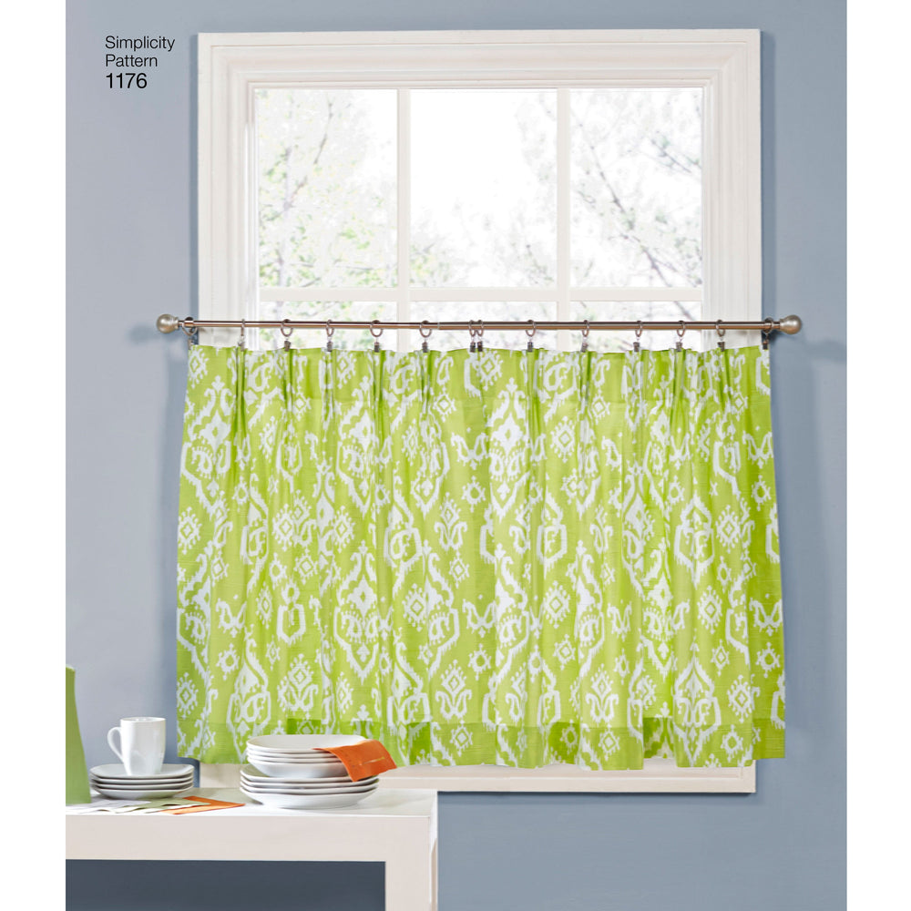 Uncut Mccall's Home Decorating M4408 Window Essentials Curtains, Drapes, &  Valance Sewing Pattern Window Treatments Sewing Pattern 