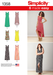 Simplicity Pattern 1358 Misses' Knit Dresses + Neckline Variations | EASY from Jaycotts Sewing Supplies