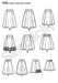 Simplicity Pattern 1369 Misses' Skirts in 3 Lengths from Jaycotts Sewing Supplies