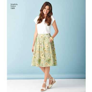 Simplicity Pattern 1369 Misses' Skirts in 3 Lengths from Jaycotts Sewing Supplies
