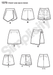 Simplicity Pattern 1370 Misses' Shorts, Skirt & 'skort' from Jaycotts Sewing Supplies