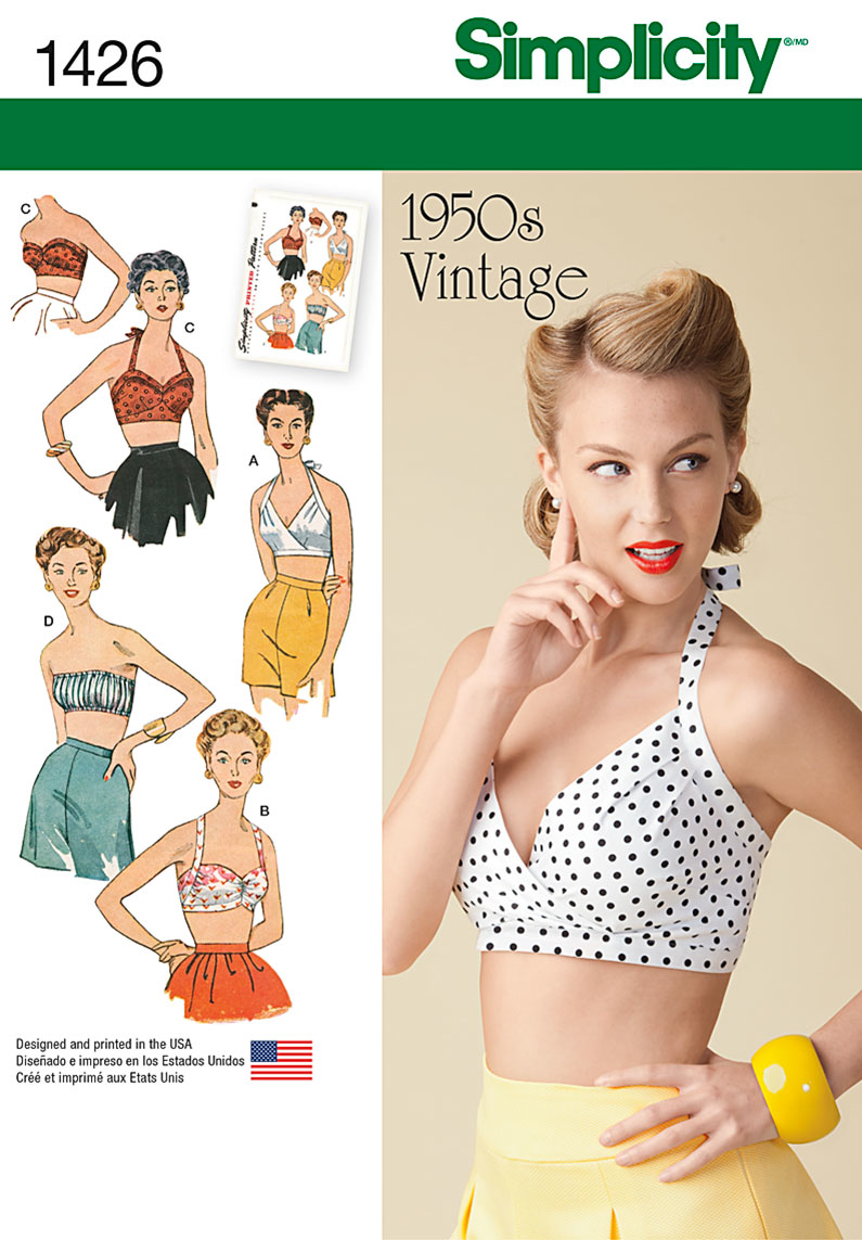 Simplicity Pattern 5555 Wrap and tie halter —  - Sewing  Supplies